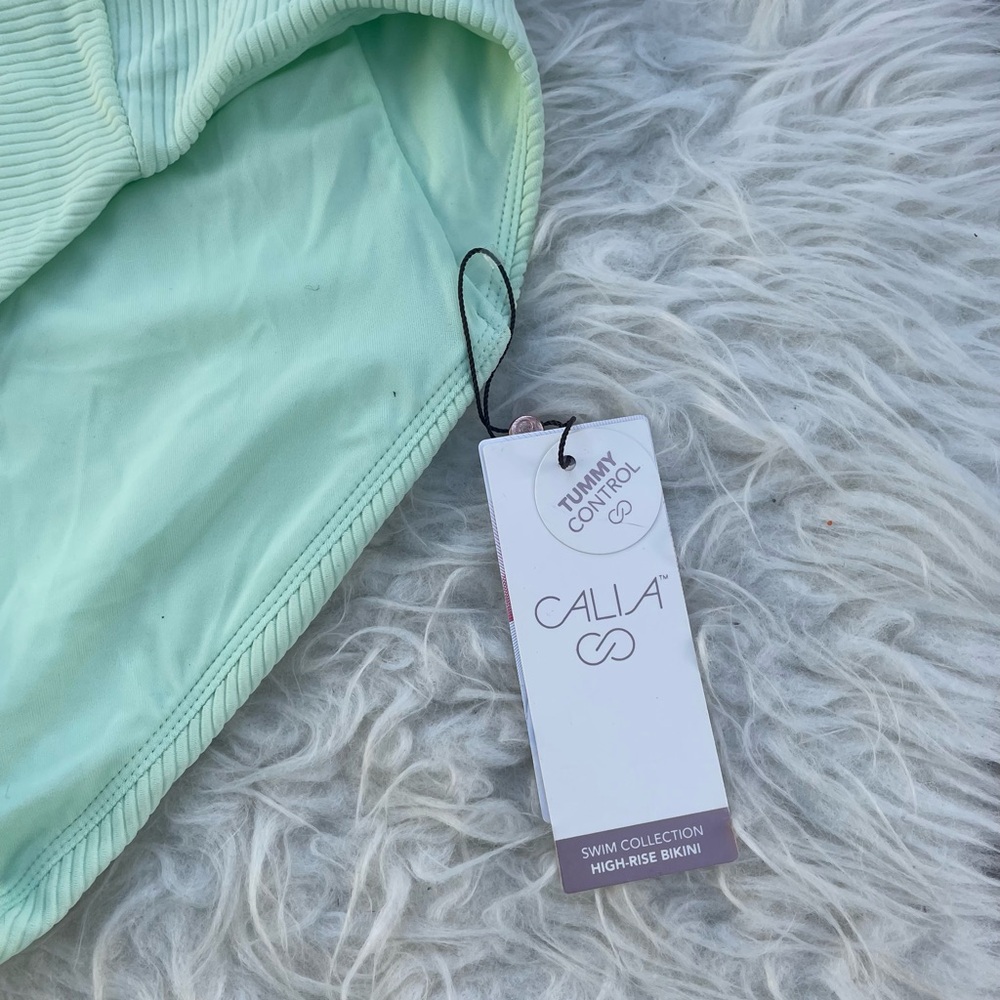 NWT One-Shoulder Mint Green Bikini Set - Picture 4 of 12